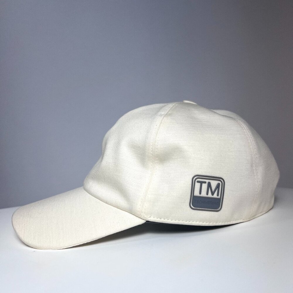 Z ZEGNA TECHMERINO 100% Wool, Cream Baseball Cap Size L, Made in Italy